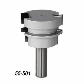 Infinity Tools 1/2" Shank Glue Joint Router Bit w/ Setup Block