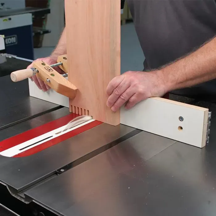 Infinity Tools Box Joint Jig Package with 1/4" Kerf Flat Top Blade and Setup Block Kit