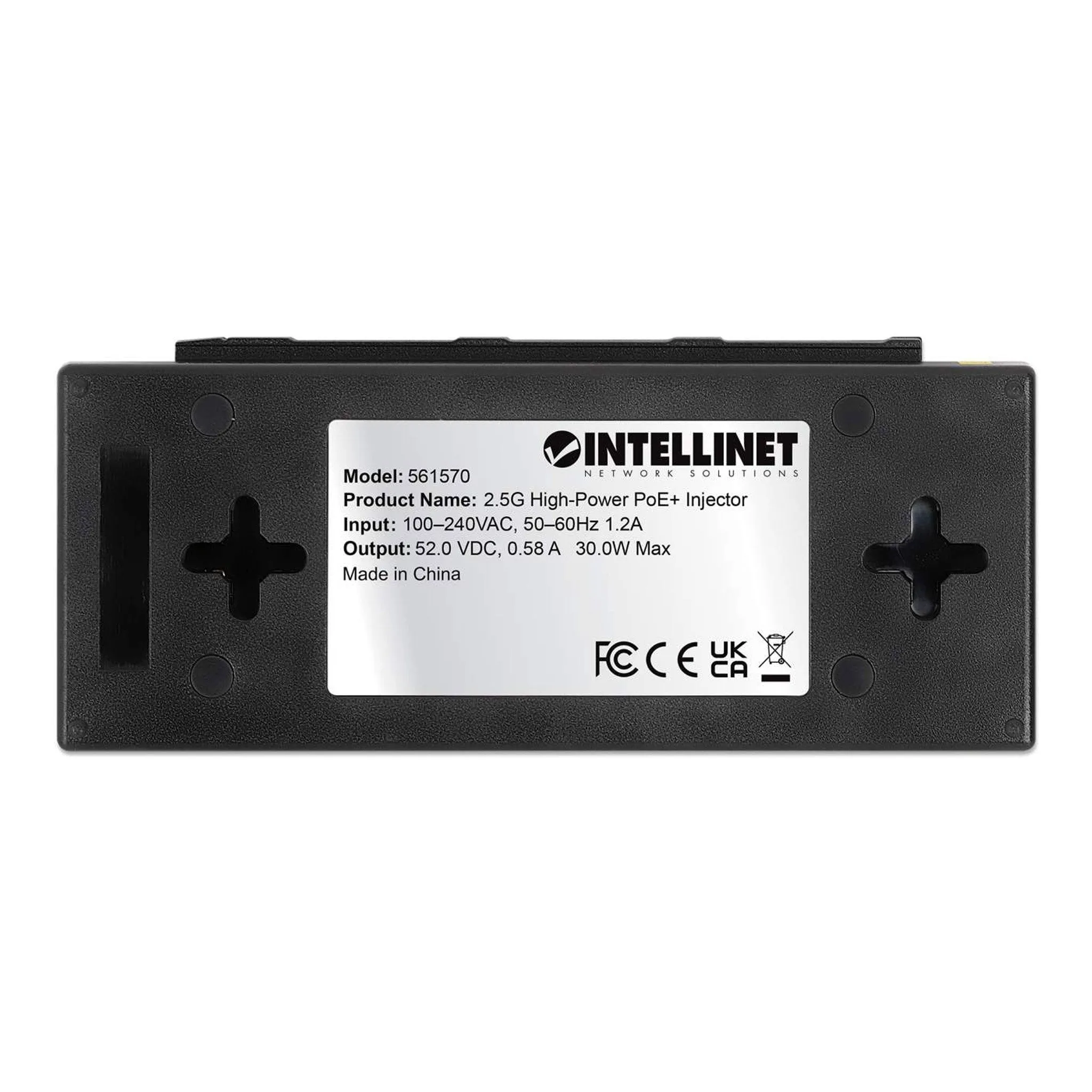 Intellinet 561570 2.5G High-Power PoE  Injector
