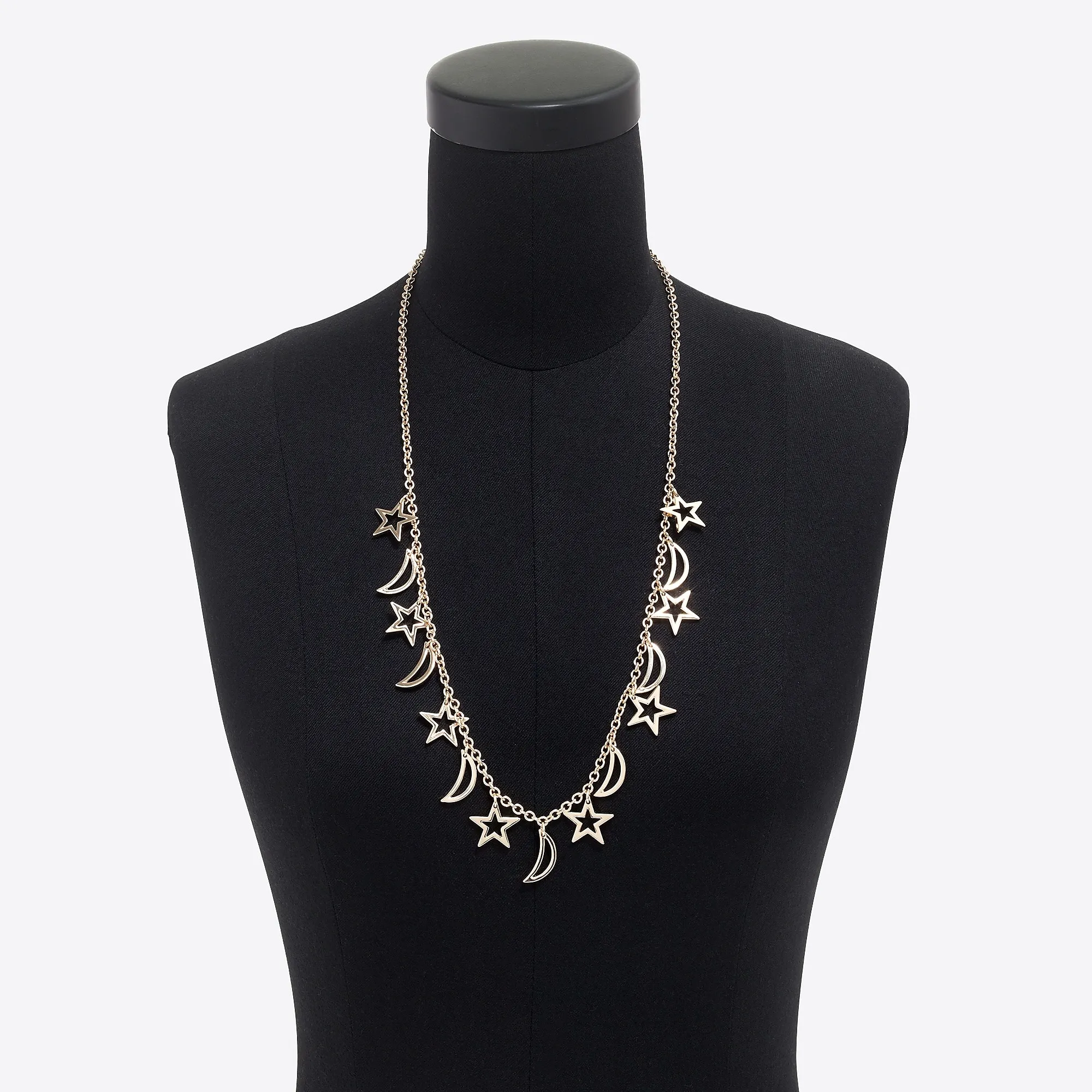 J.crew Stars and Moons Charm Necklace
