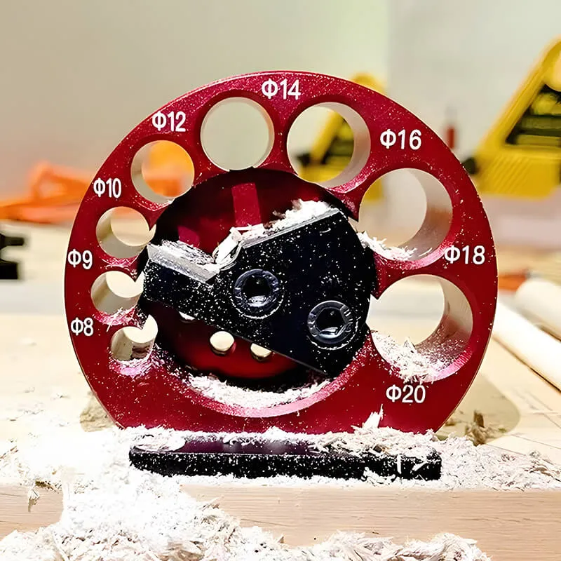 Levoite™ Dowel Making Jig - 8 Hole - Adjustable Dowel Maker Jig