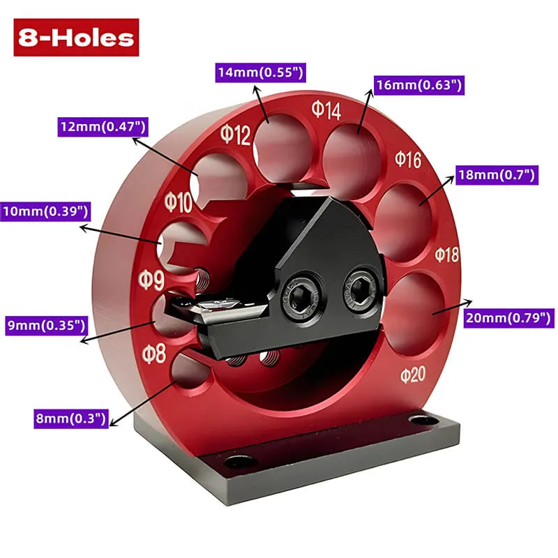 Levoite™ Dowel Making Jig - 8 Hole - Adjustable Dowel Maker Jig