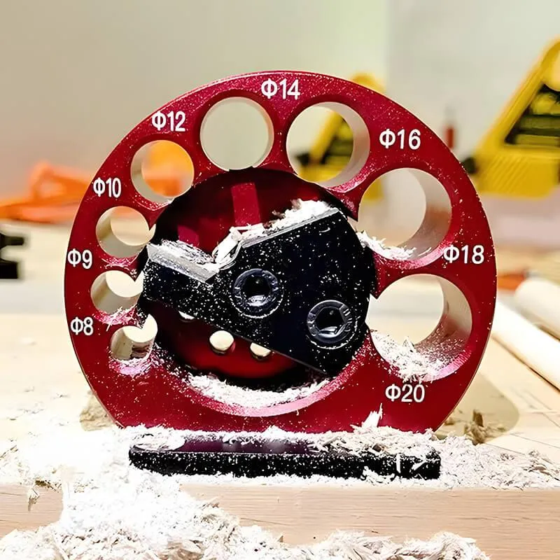 Levoite™ Dowel Making Jig - 8 Hole - Adjustable Dowel Maker Jig