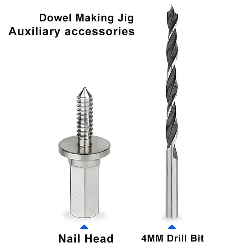 Levoite™ Dowel Making Jig - 8 Hole - Adjustable Dowel Maker Jig