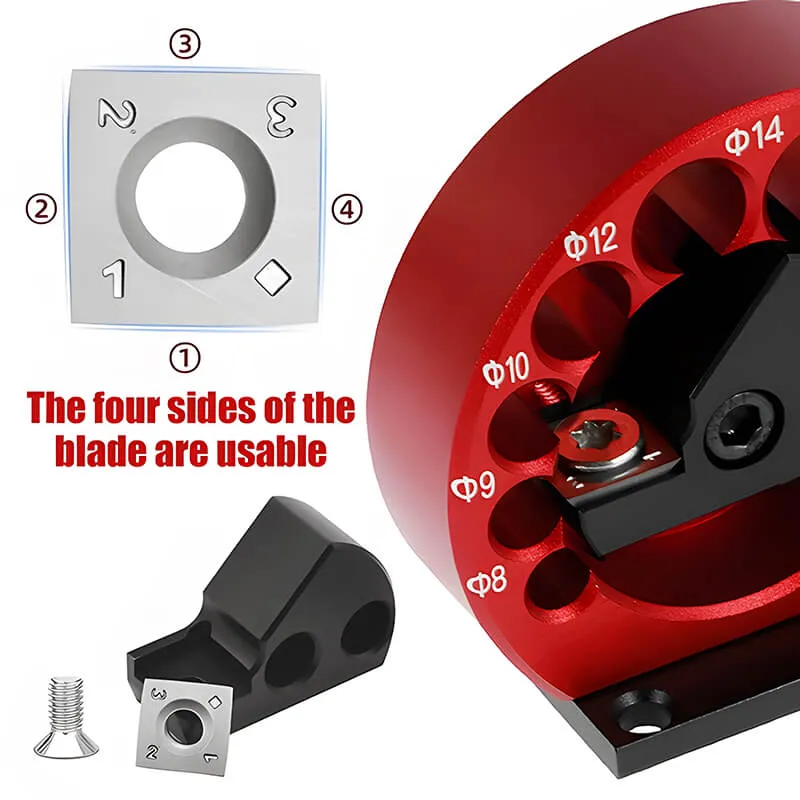 Levoite™ Dowel Making Jig - 8 Hole - Adjustable Dowel Maker Jig