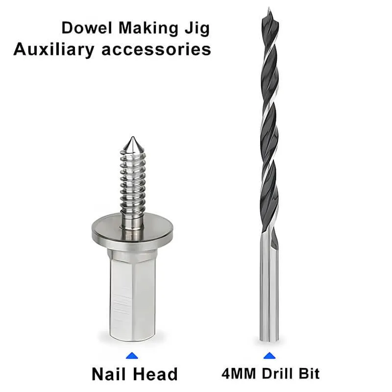 Levoite™ Dowel Making Jig - 8 Hole - Adjustable Dowel Maker Jig