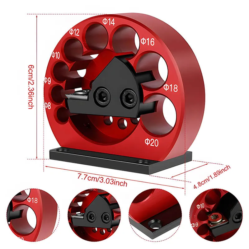 Levoite™ Dowel Making Jig - 8 Hole - Adjustable Dowel Maker Jig