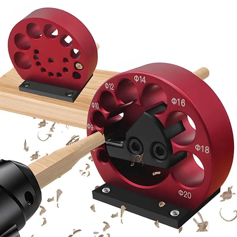 Levoite™ Dowel Making Jig - 8 Hole - Adjustable Dowel Maker Jig