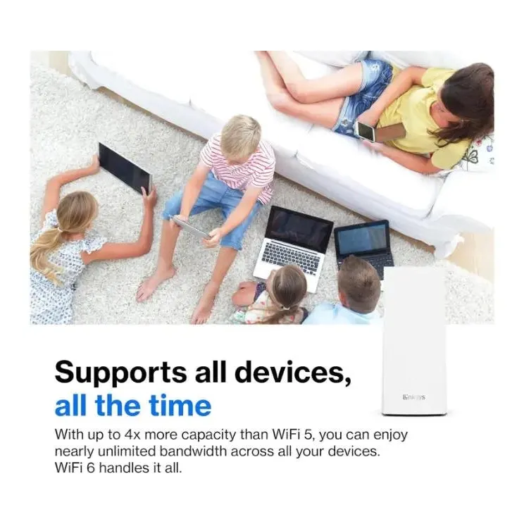 Linksys Velop MX5300 WiFi 6 Mesh Tri Band Router & Extender