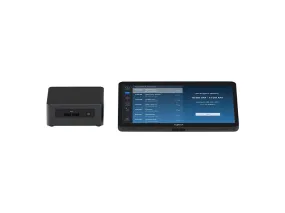 Logitech TAPZOMBASEINT BASE Zoom Room (no AV) with Tap   Intel NUC - video conferencing kit - with Intel NUC Kit NUC8i7BEH