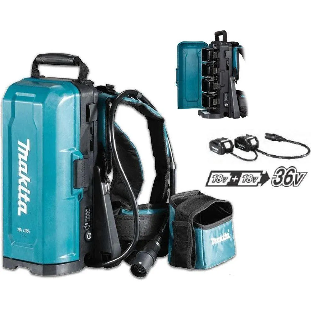 Makita PDC01 Backpack Battery Power Pack 36V /40V LXT/XGT (4 batteries)