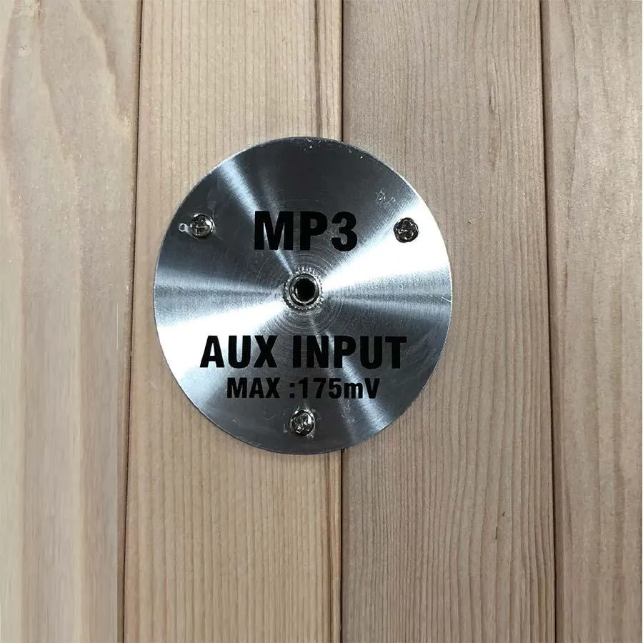 Maxxus "Bellevue" 3 person Low EMF FAR Infrared Sauna - Canadian Hemlock