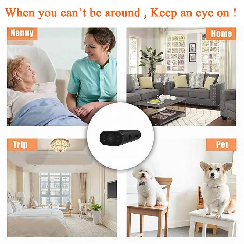 Mini Home Security Camera 1080P Hd Draadloze Wifi Remote View Super Mini Camera Nanny Cam Kleine Recorder