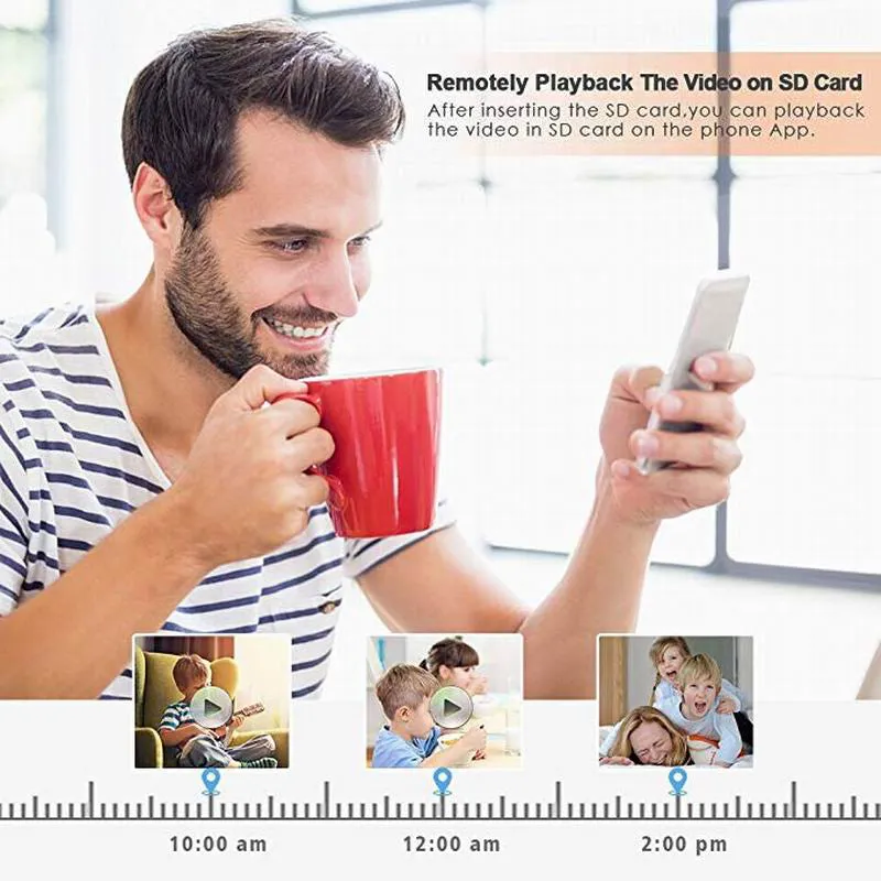 Mini Home Security Camera 1080P Hd Draadloze Wifi Remote View Super Mini Camera Nanny Cam Kleine Recorder