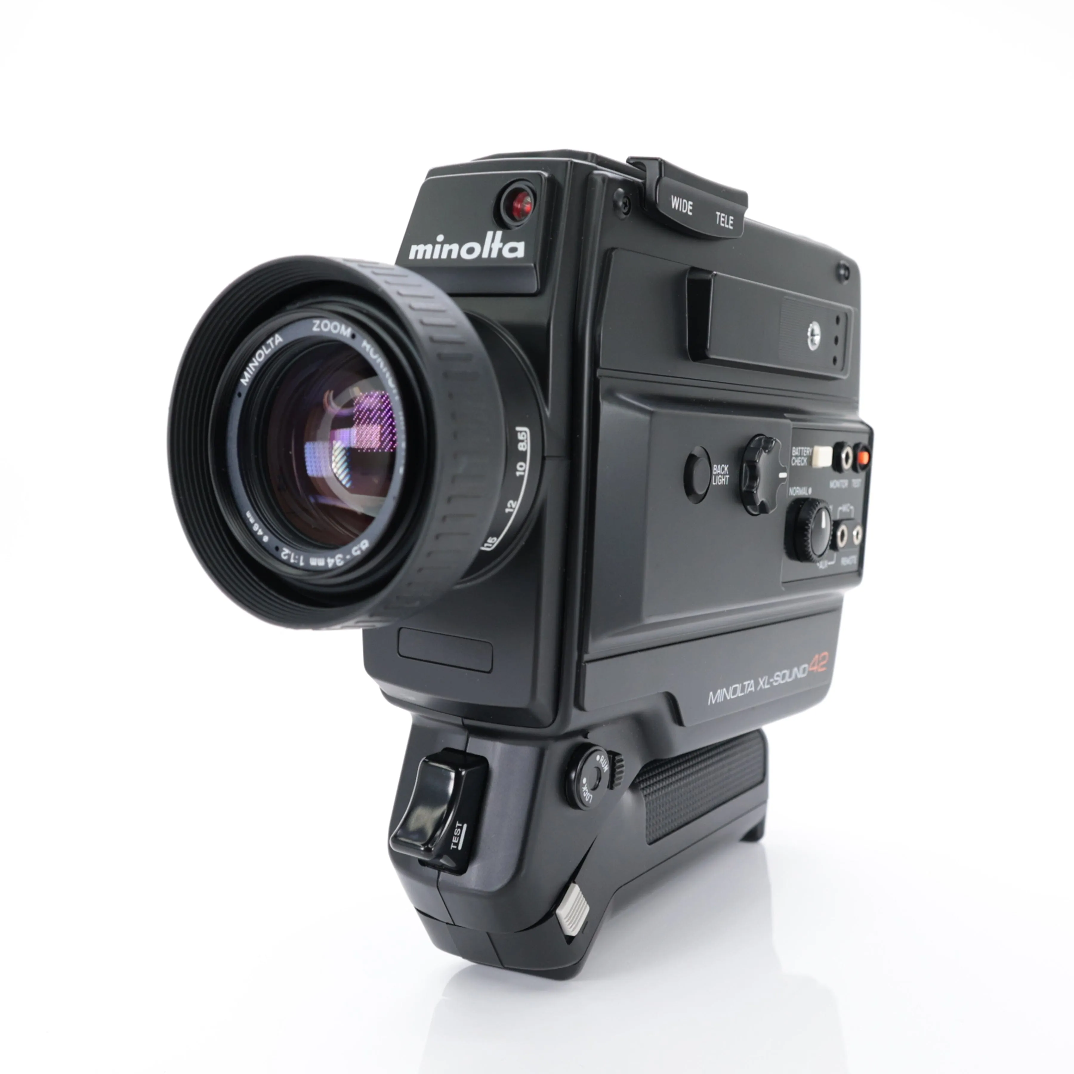 Minolta XL-Sound 42 Super 8 Camera Professionally Serviced and Fully Functioning