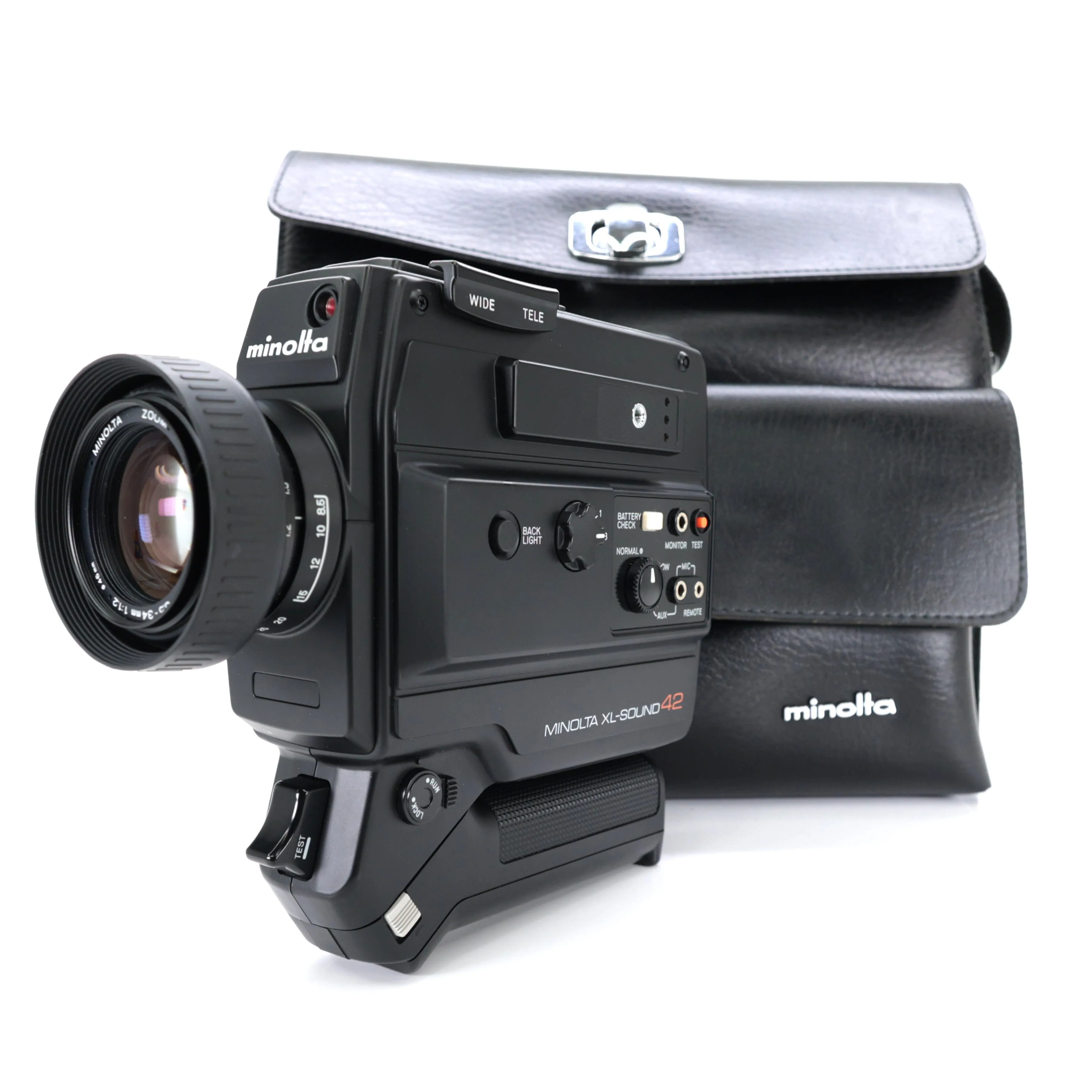 Minolta XL-Sound 42 Super 8 Camera Professionally Serviced and Fully Functioning