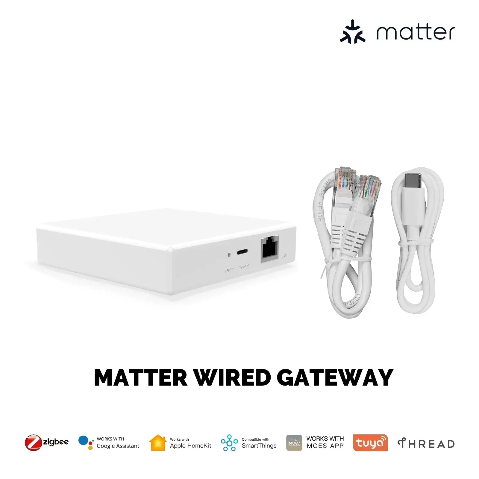 MOES Tuya ZigBee/BLE Smart Gateway Hub Smart Home Bridge Smart Life APP Wireless Remote Controller Works with Alexa Google Home