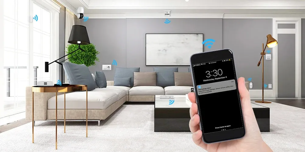 MOES Tuya ZigBee/BLE Smart Gateway Hub Smart Home Bridge Smart Life APP Wireless Remote Controller Works with Alexa Google Home