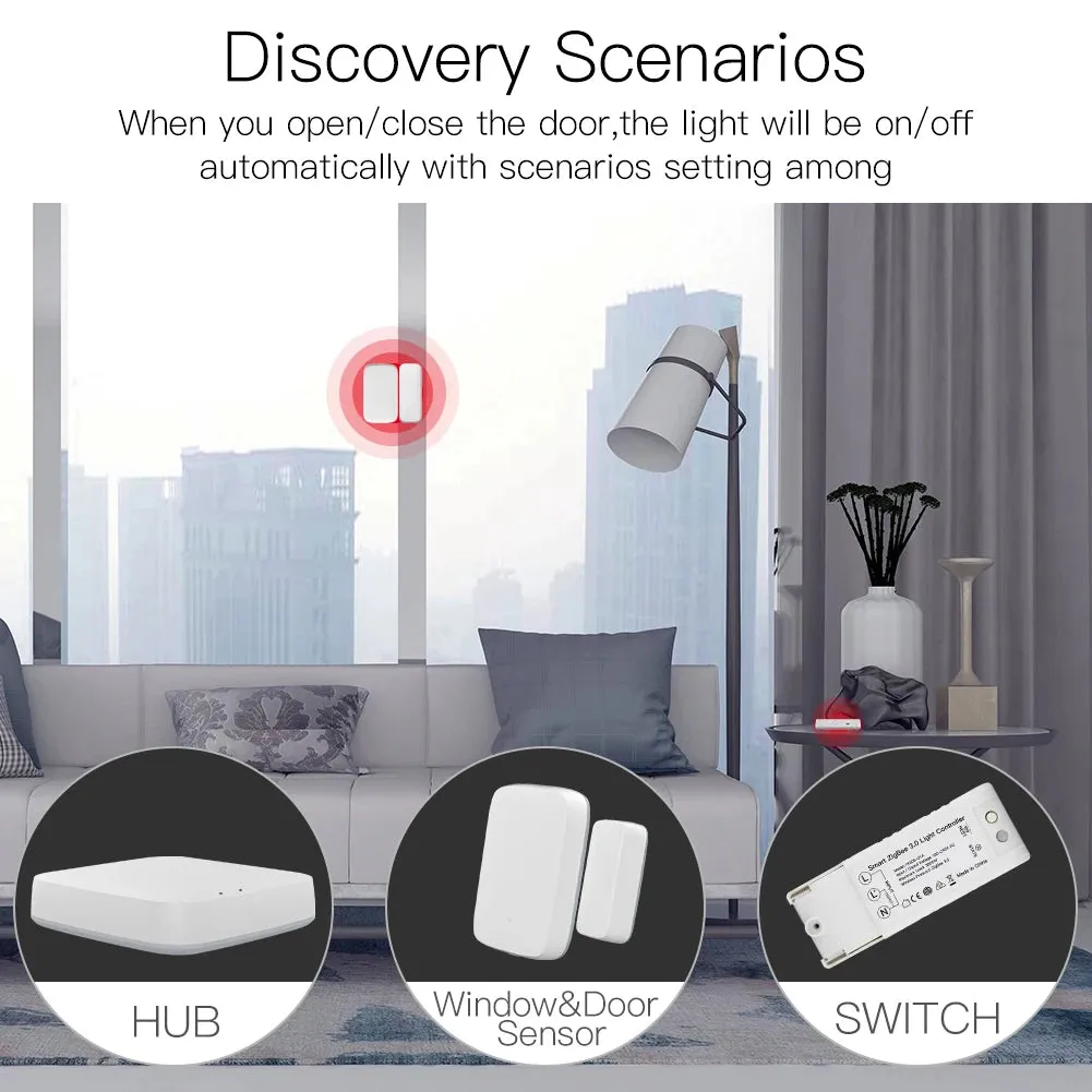 MOES Tuya ZigBee/BLE Smart Gateway Hub Smart Home Bridge Smart Life APP Wireless Remote Controller Works with Alexa Google Home