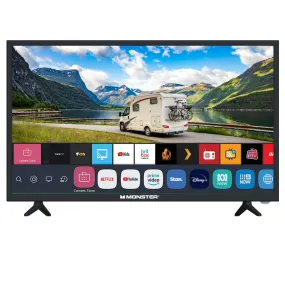 Monster 32" 12 Volt Smart TV for Caravan HD Bluetooth