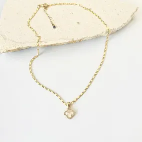 MOP Flat Link Necklace