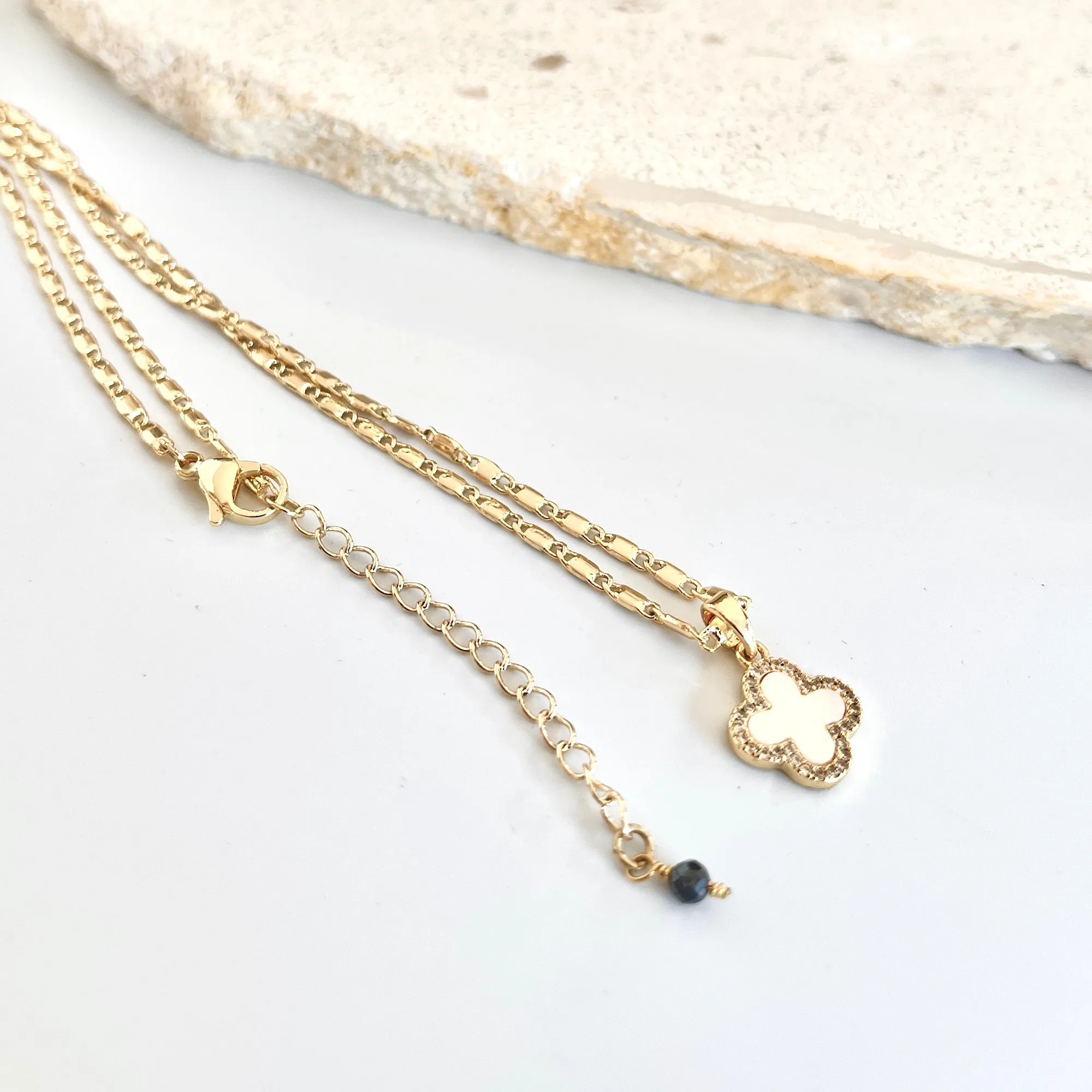 MOP Flat Link Necklace