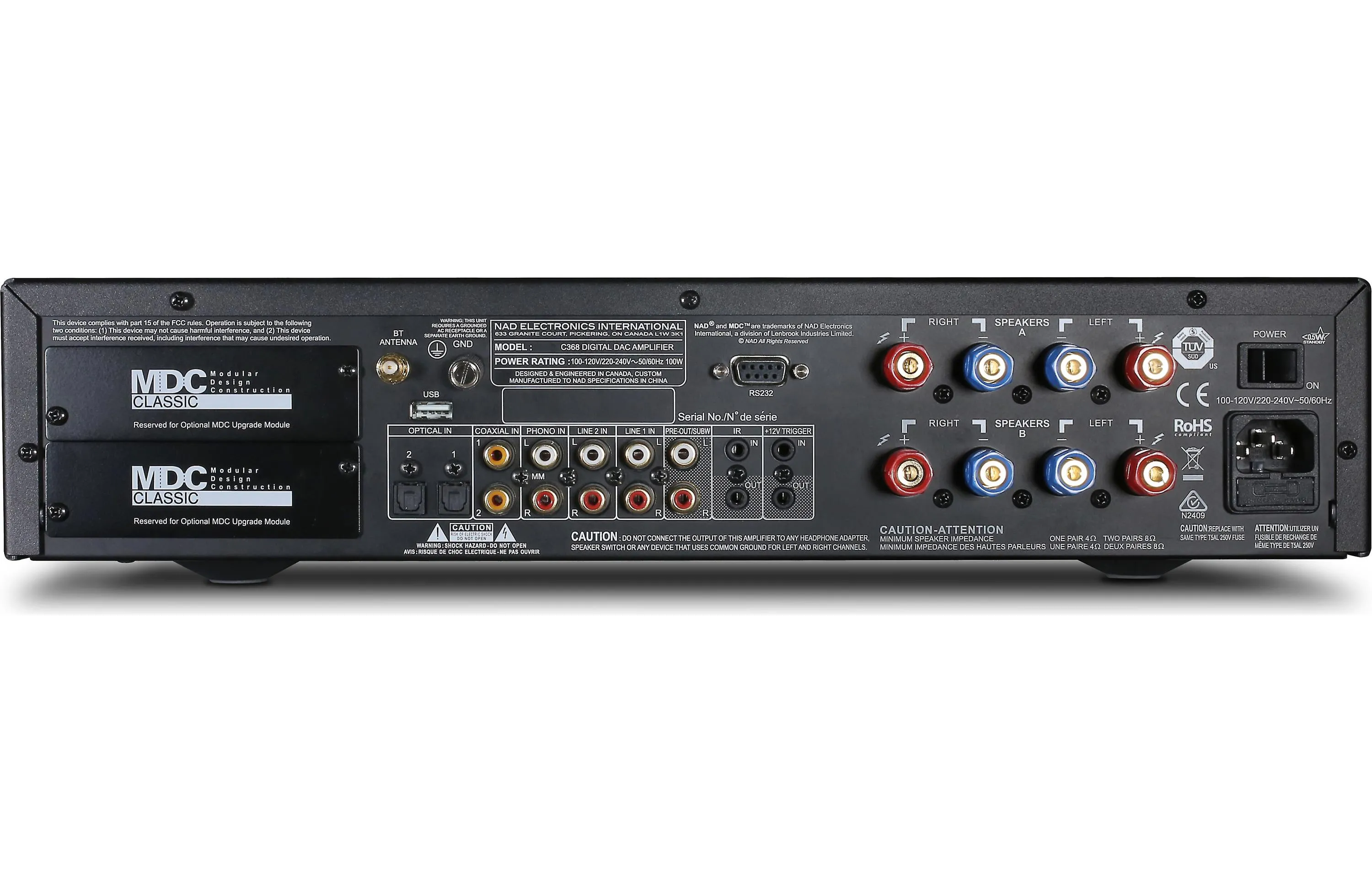 NAD Electronics C 368 Hybrid Digital DAC Amplifier