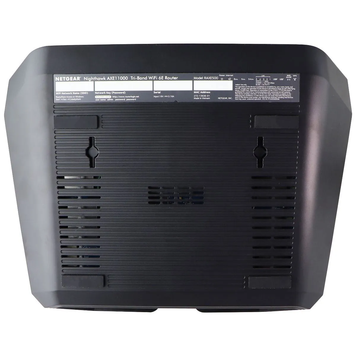 NETGEAR Nighthawk 12-Stream WiFi 6E Router (RAXE500) AXE11000