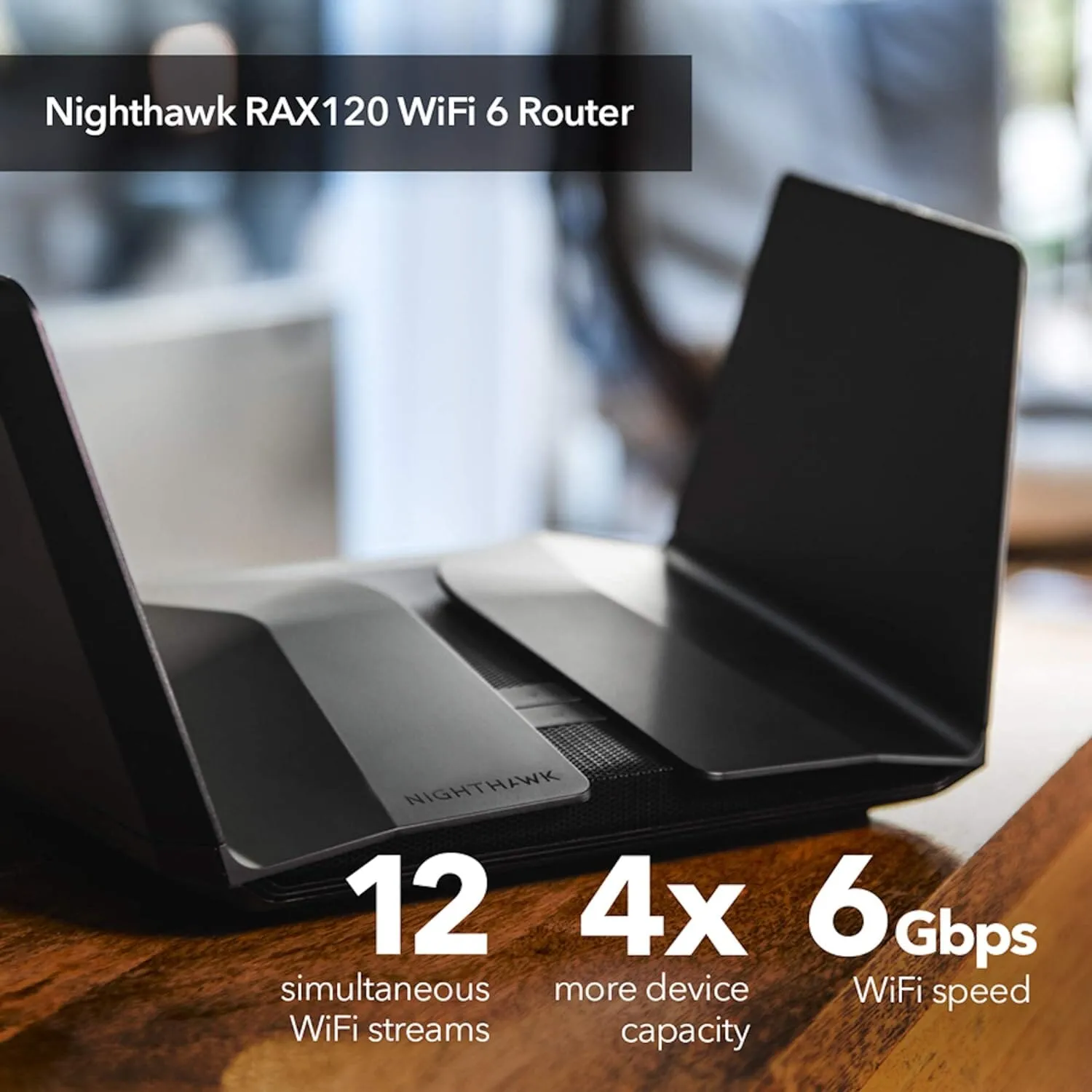 NETGEAR Nighthawk WiFi 6 Router RAX120  (Refurbished)