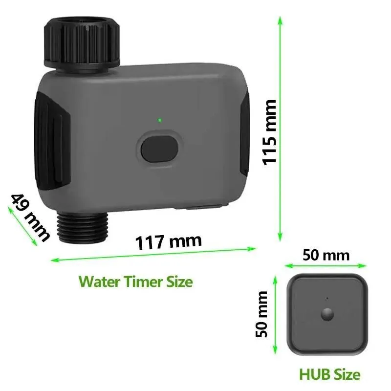 New Design 4 AA Batery Powered Garden Smart Irrigation Wifi Automatic