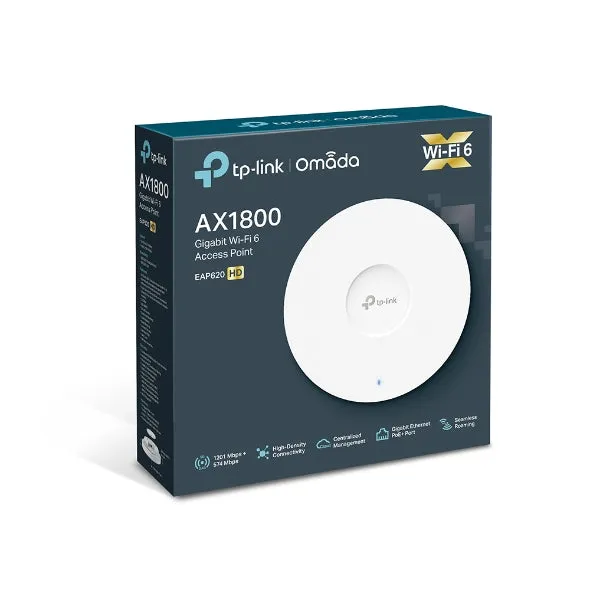 Omada EAP620 HD AX1800 Ceiling Mount WiFi 6 Access Point
