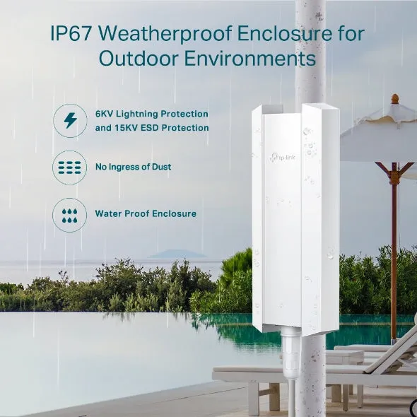 Omada EAP650-Outdoor AX3000 Indoor/Outdoor WiFi 6 Access Point
