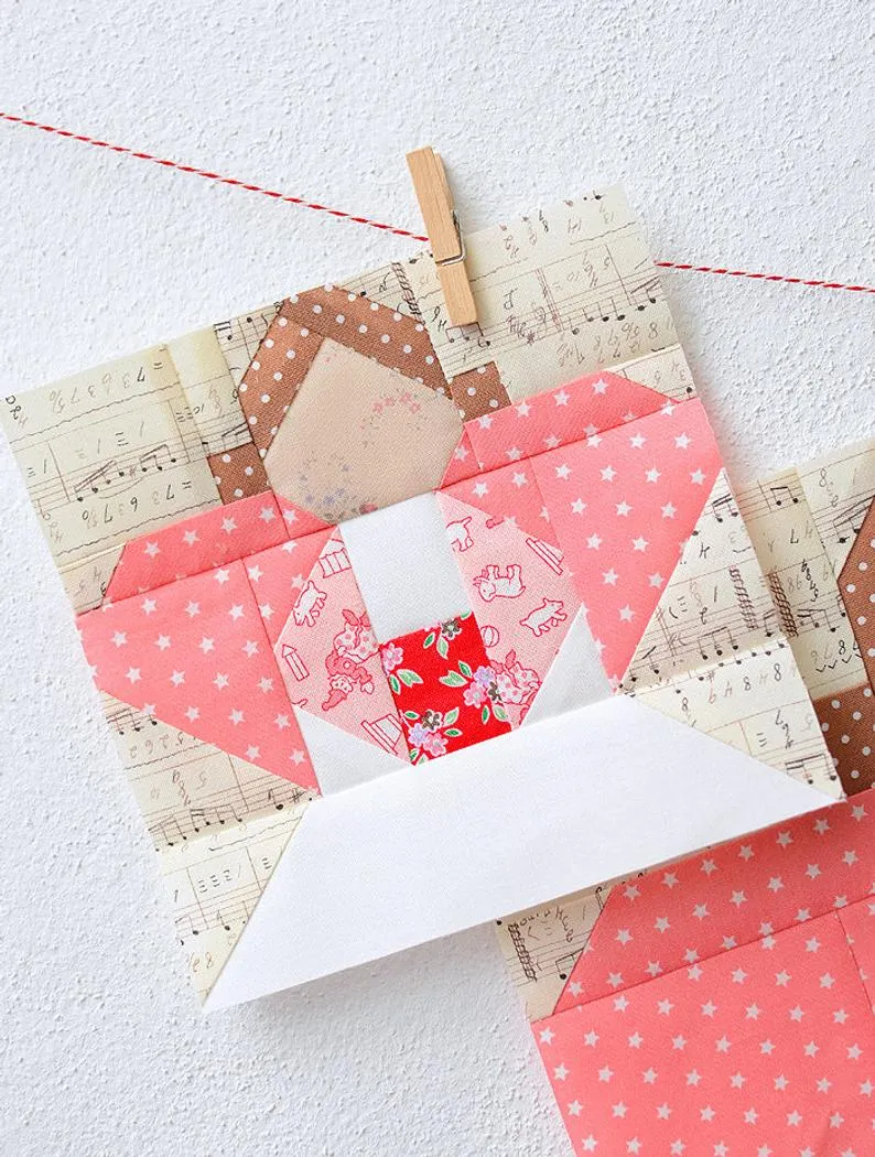 Pattern, Angel Quilt Block by Ellis & Higgs (digital download)