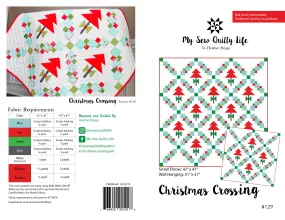Pattern, Christmas Crossing Quilt by My Sew Quilty Life (digital download)