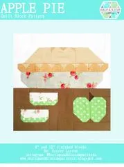 Pattern SET, Autumn Fall Cozy Themed Quilt Blocks by Burlap and Blossom (digital download)