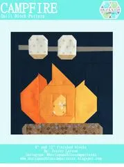 Pattern SET, Autumn Fall Cozy Themed Quilt Blocks by Burlap and Blossom (digital download)