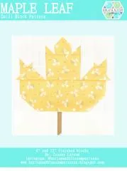 Pattern SET, Autumn Fall Cozy Themed Quilt Blocks by Burlap and Blossom (digital download)