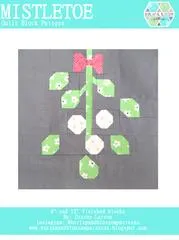 Pattern SET, Christmas Themed Quilt Blocks by Burlap and Blossom (digital download)