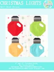 Pattern SET, Christmas Themed Quilt Blocks by Burlap and Blossom (digital download)