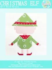 Pattern SET, Christmas Themed Quilt Blocks by Burlap and Blossom (digital download)