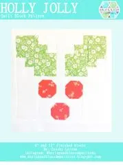Pattern SET, Christmas Themed Quilt Blocks by Burlap and Blossom (digital download)