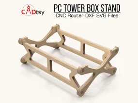 PC Tower Stand DXF / SVG CNC Router Cutting Files