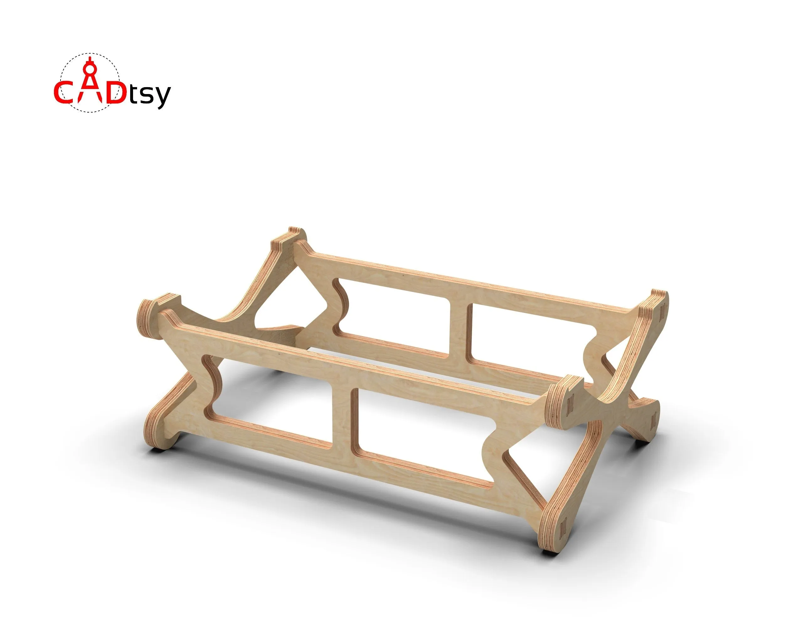 PC Tower Stand DXF / SVG CNC Router Cutting Files