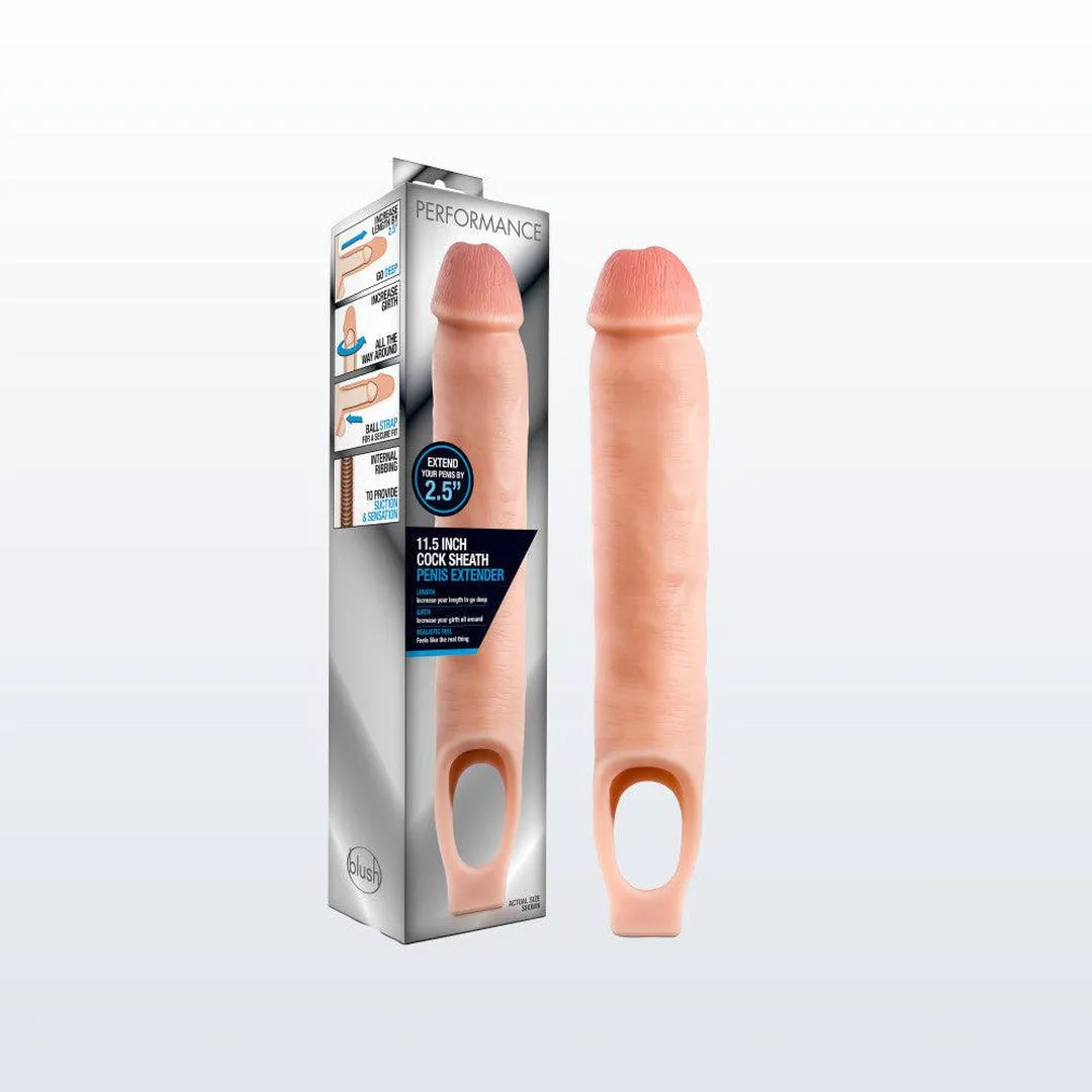 Performance - 11.5" Cock Sheath Penis Extender - Vanilla