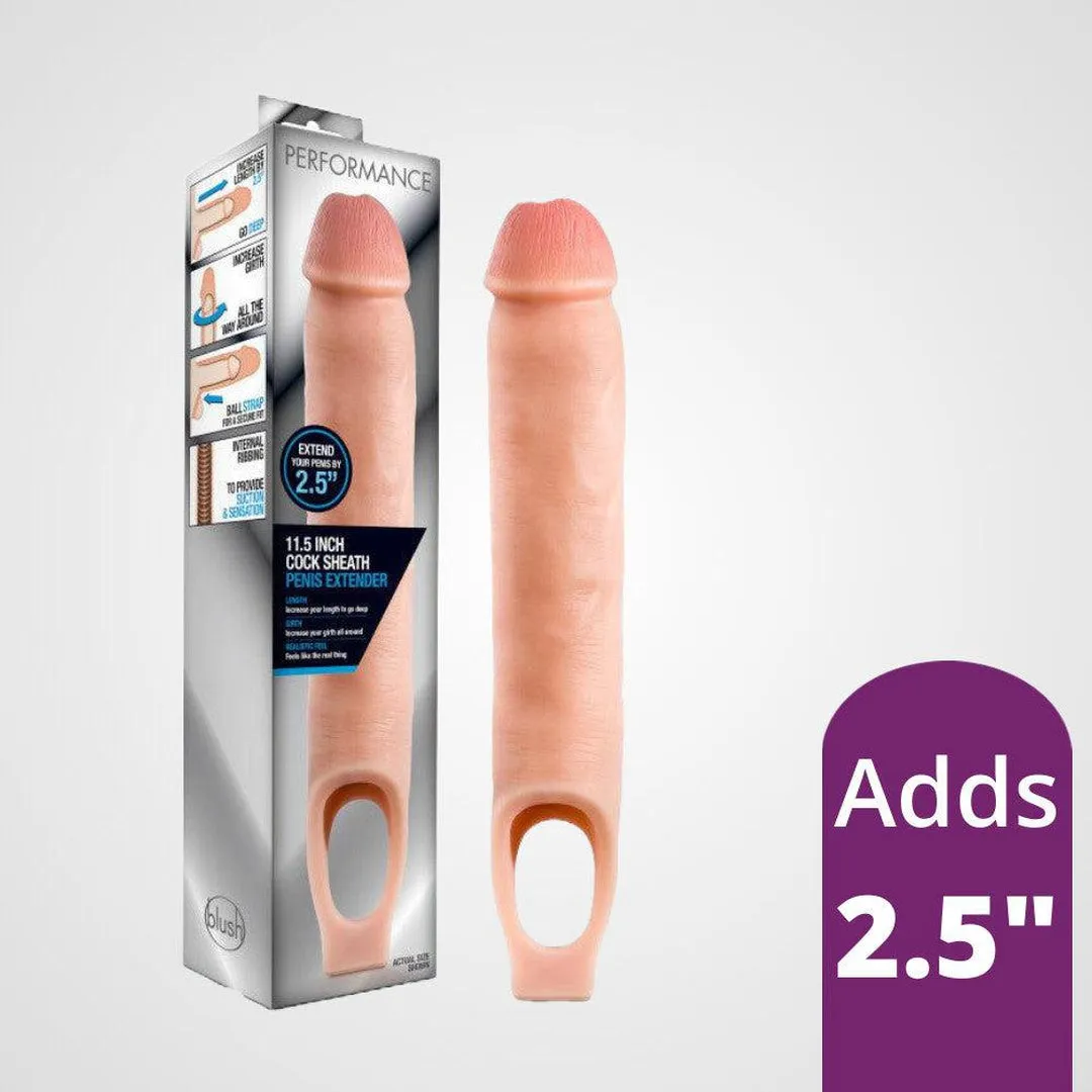 Performance - 11.5" Cock Sheath Penis Extender - Vanilla