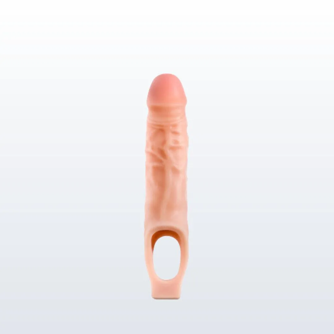 Performance 9" Cock Sheath Penis Extender - Vanilla