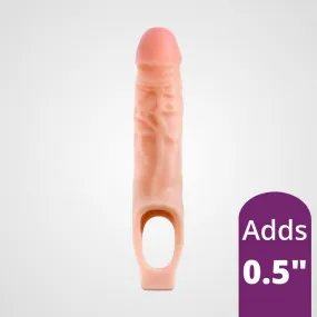 Performance 9" Cock Sheath Penis Extender - Vanilla
