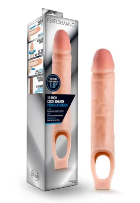 Performance By Blush® | 1.5-Inch Penis Extender - Realistic Design with Secure Fit Strap
