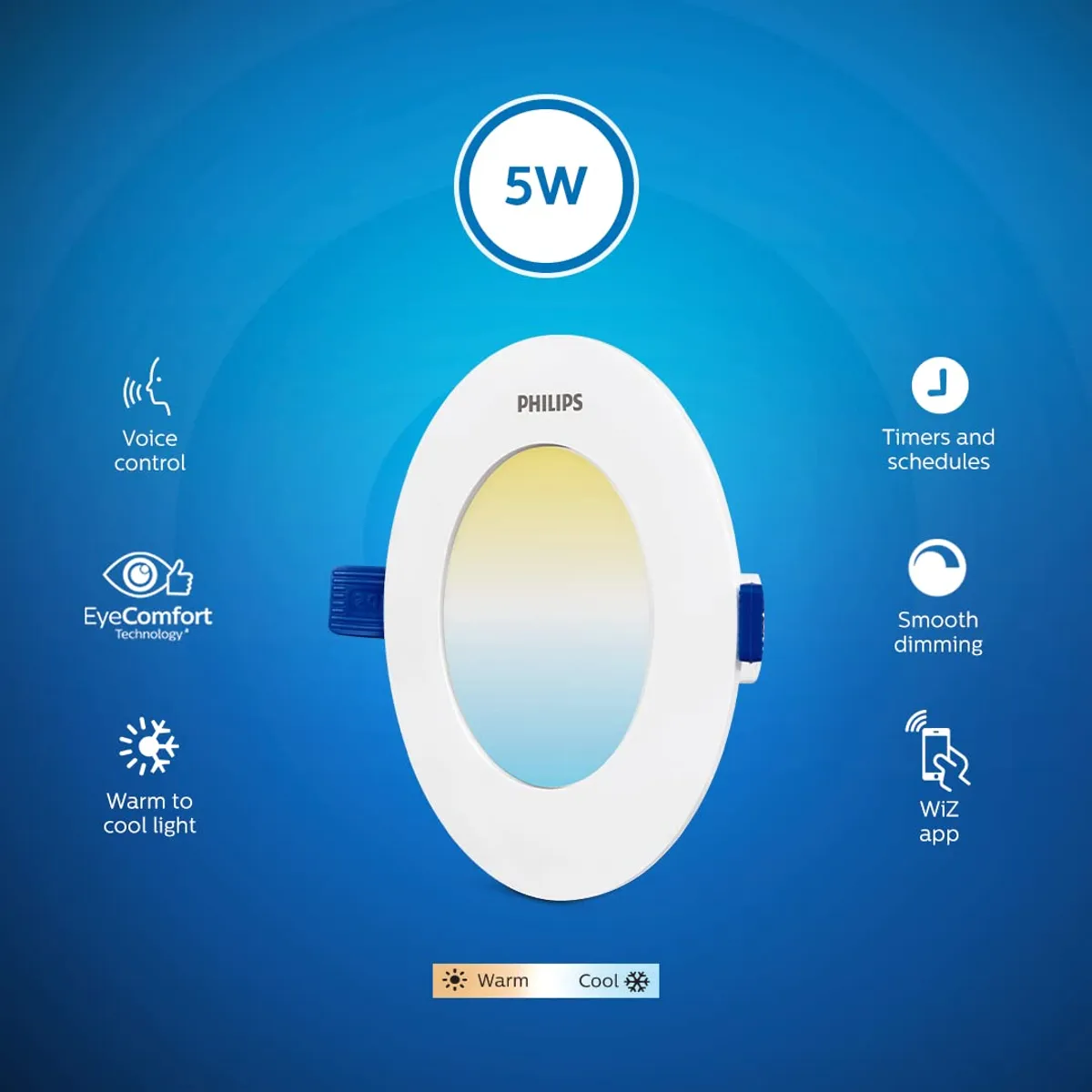 Philips Smart WiFi LED Downlight (Wiz Connected)