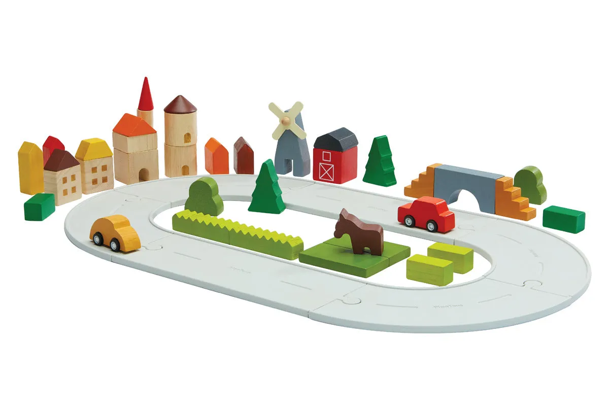 PlanToys Countryside Blocks Set